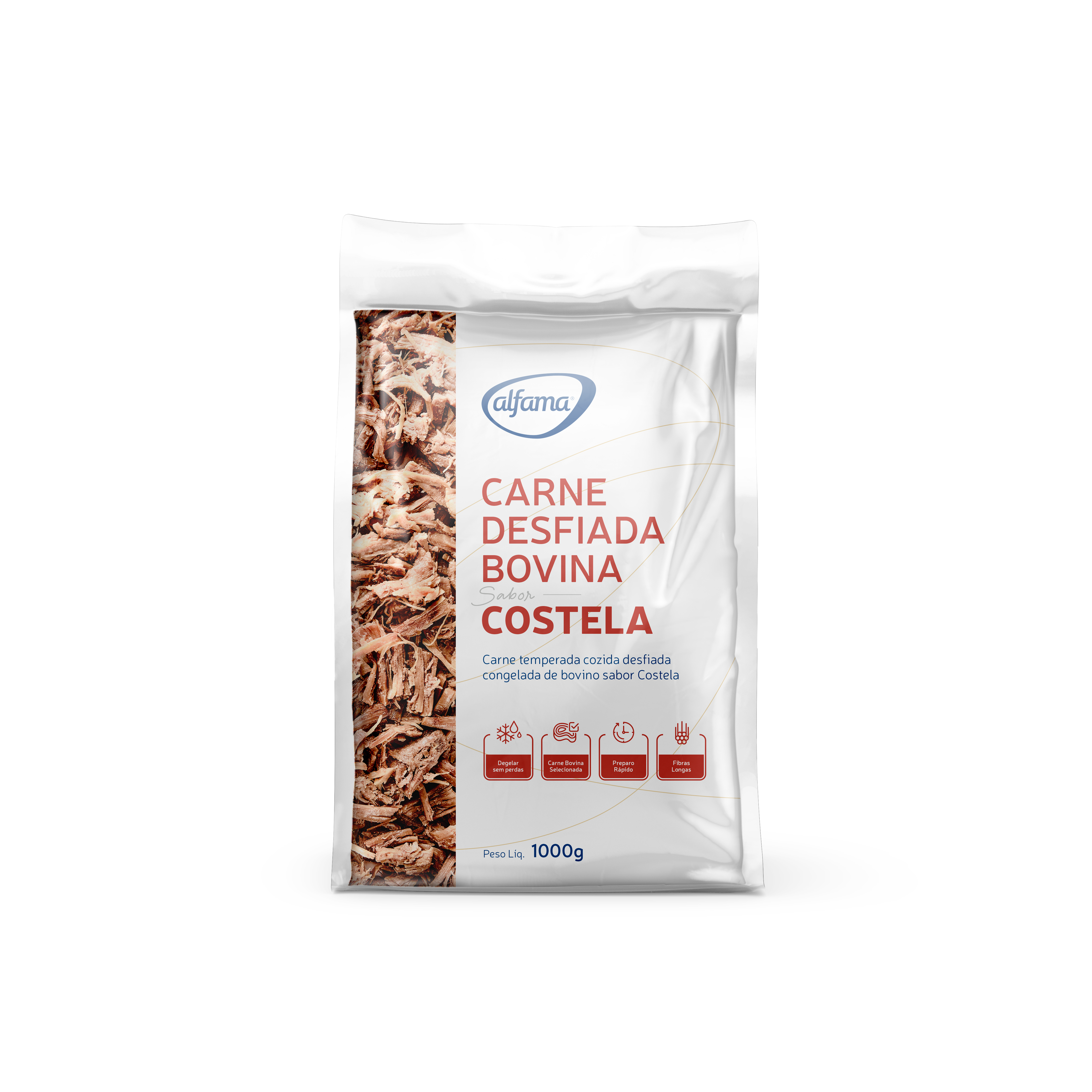 Costela Desfiada Alfama 1Kg - CX